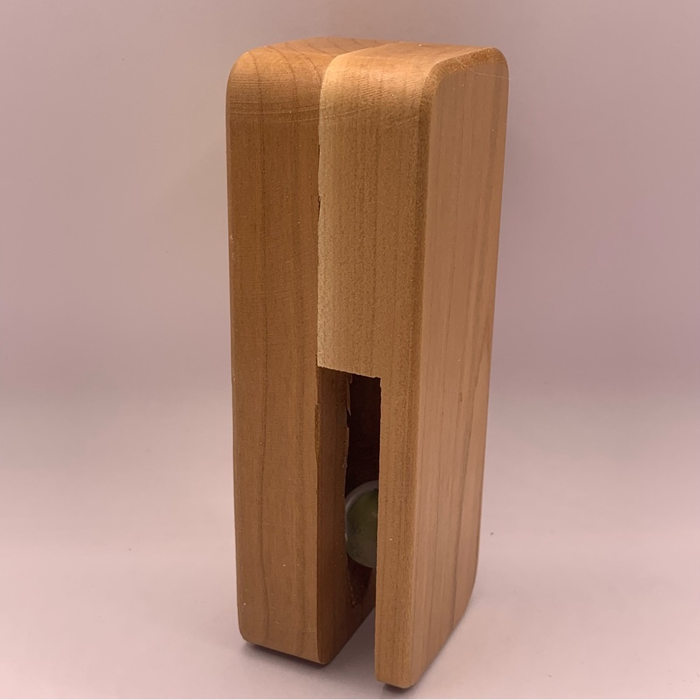 Wooden towel holder